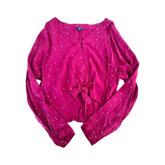 Rails Sloane Top In Rouge Gradient Stars Print - Picture 5 of 7